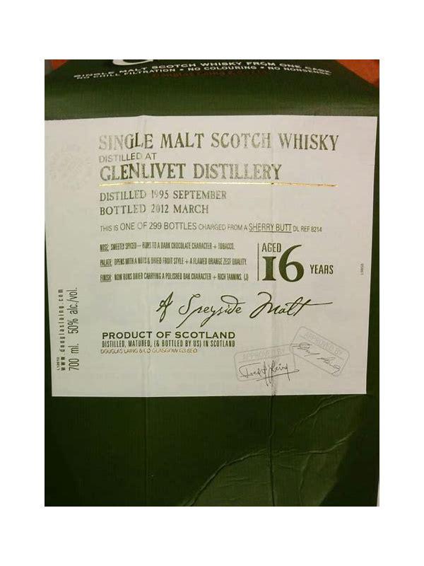 Glenlivet 1995 DL  Old Particular