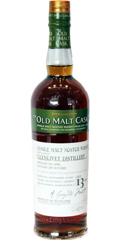 Glenlivet 1996 DL  The Old Malt Cask