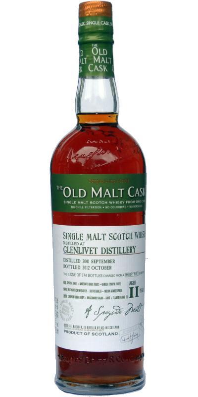 Glenlivet 2001 DL  The Old Malt Cask