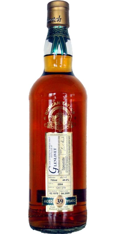 Glenlivet 1970 DT  Rare Auld