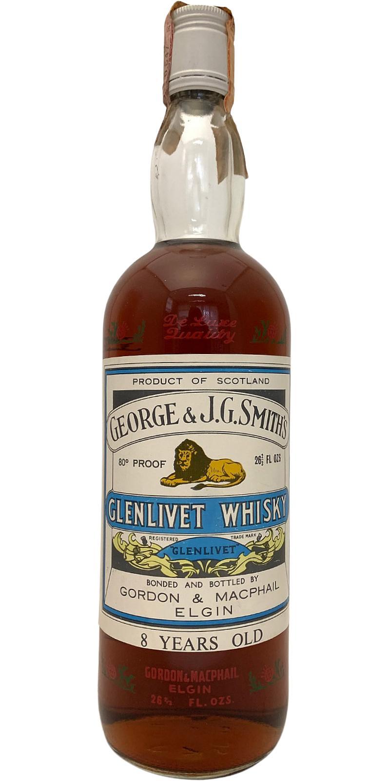 Glenlivet 08-year-old GM  George & J.G. Smith's