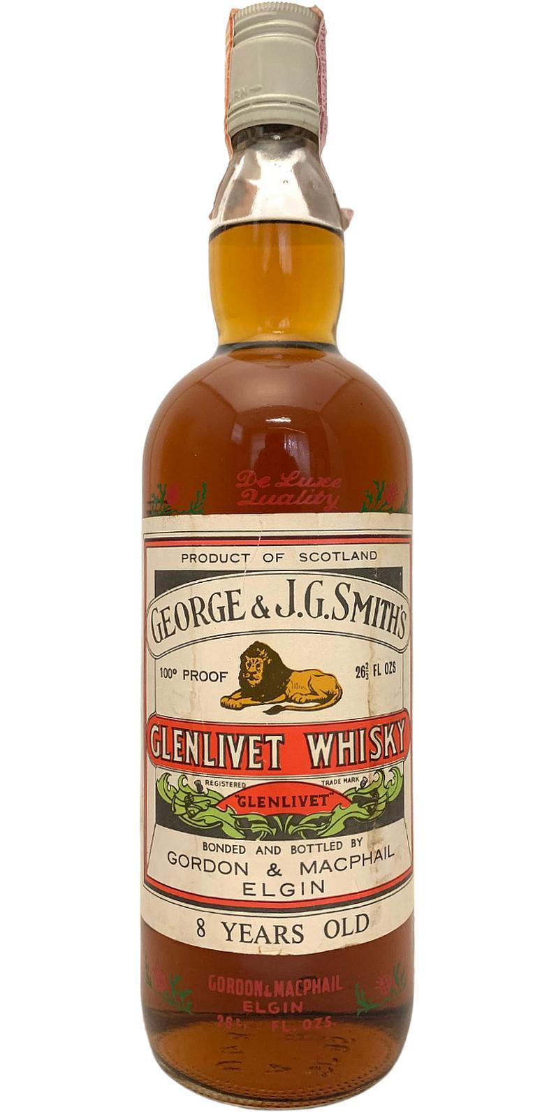 Glenlivet 08-year-old GM  George & J.G. Smith's