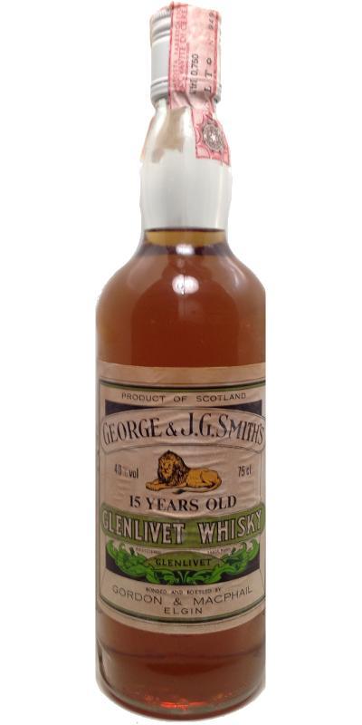 Glenlivet 15-year-old GM  George & J.G. Smith's