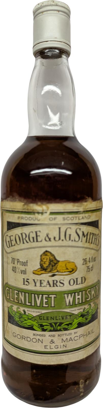 Glenlivet 15-year-old GM  George & J.G. Smith's