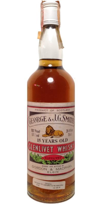 Glenlivet 15-year-old GM  George & J.G. Smith's