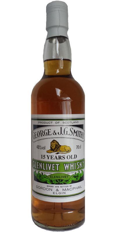 Glenlivet 15-year-old GM  George & J.G. Smith's