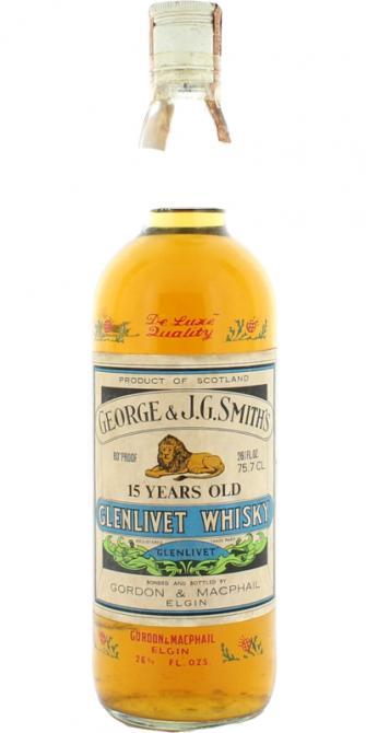 Glenlivet 15-year-old GM  George & J.G. Smith's - De Luxe Quality