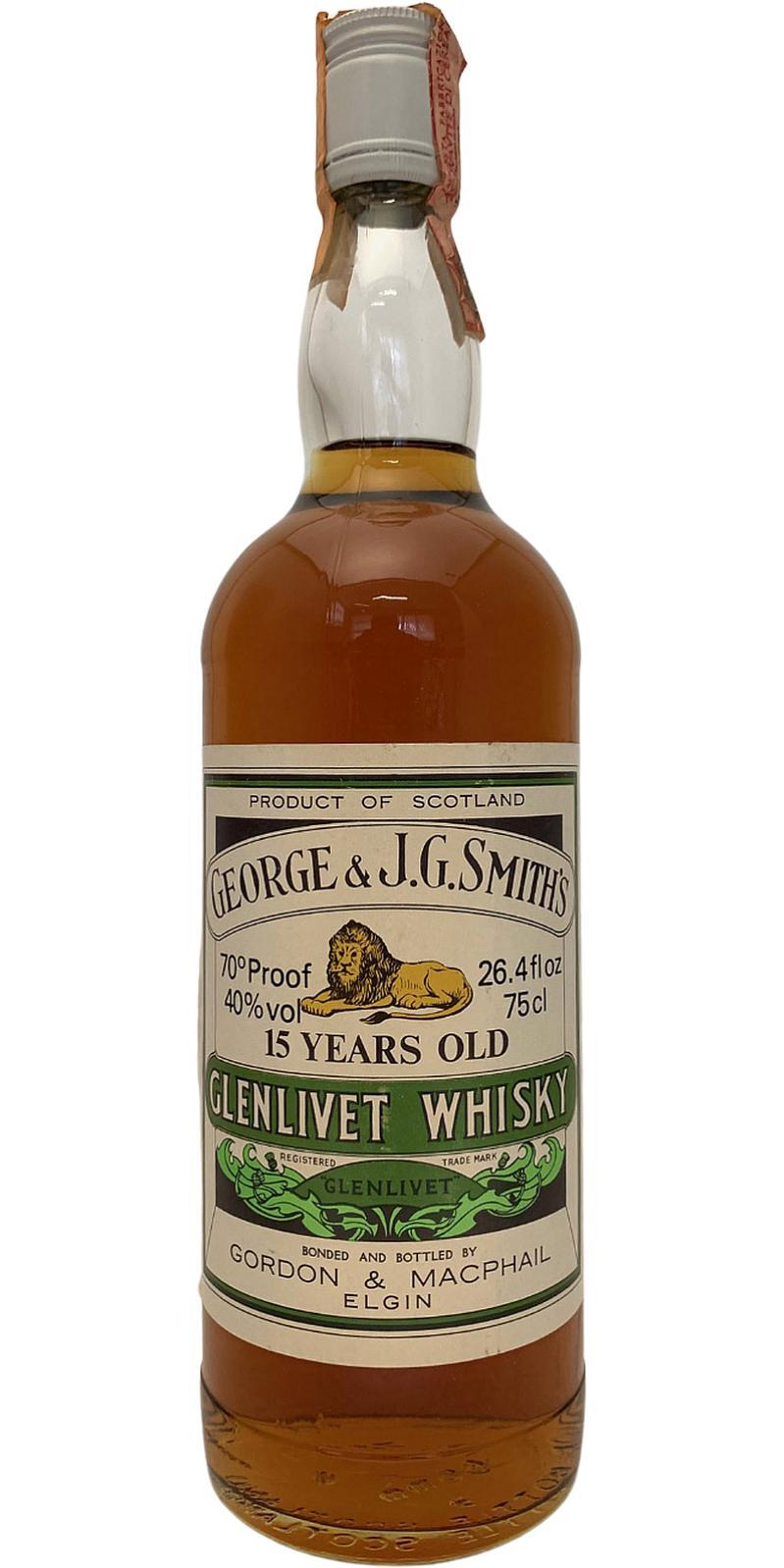 Glenlivet 15-year-old GM  George & J.G. Smith's