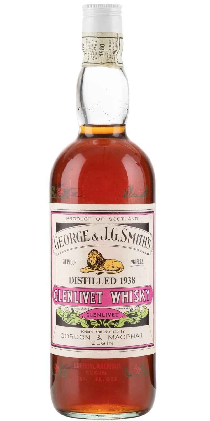 Glenlivet 1938 GM  George & J.G. Smith's - De Luxe Quality