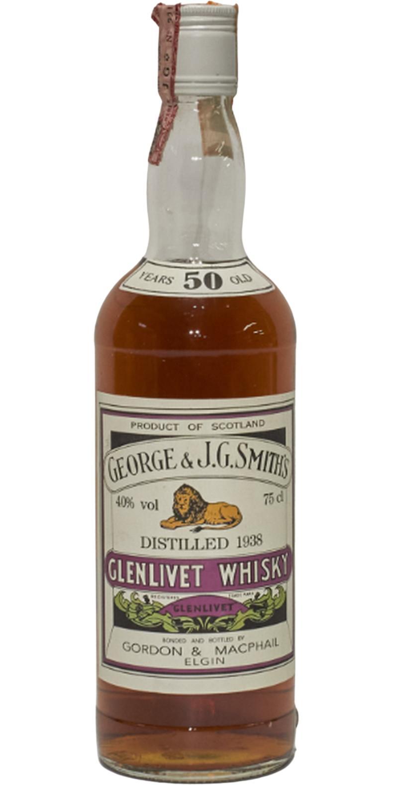 Glenlivet 1938 GM  George & J.G. Smith's