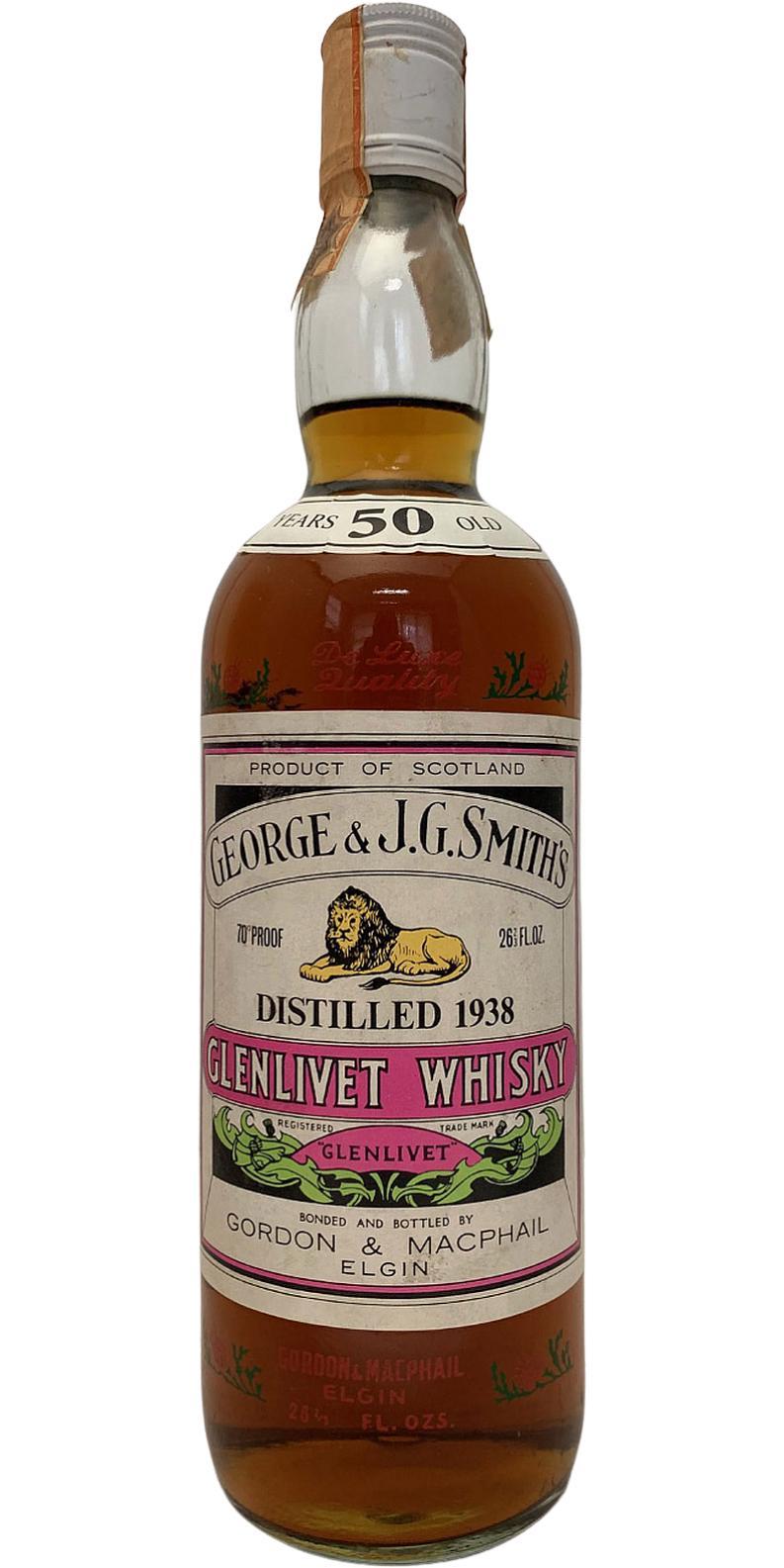 Glenlivet 1938 GM  George & J.G. Smith's - De Luxe Quality