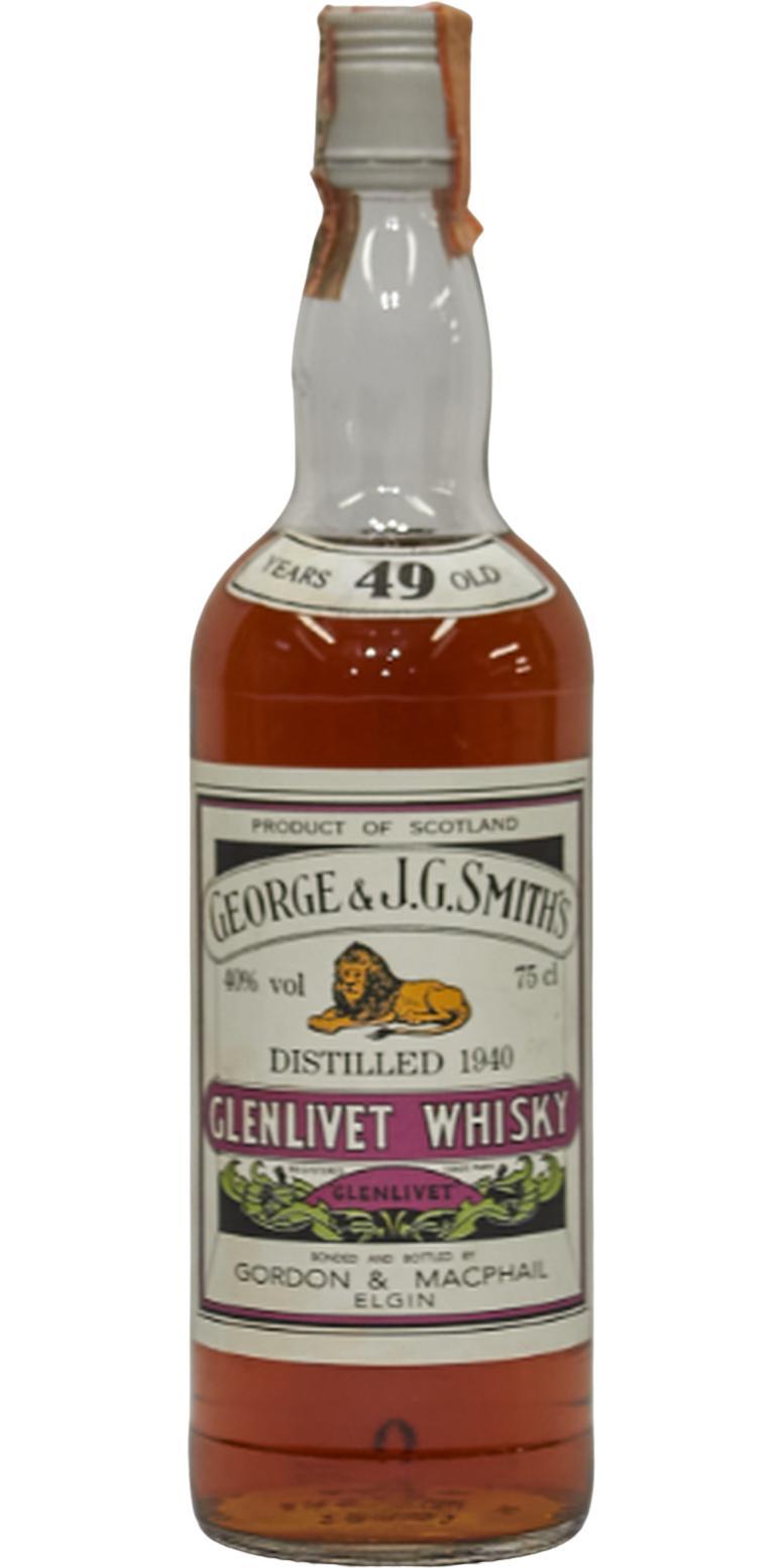 Glenlivet 1940 GM  George & J.G. Smith's