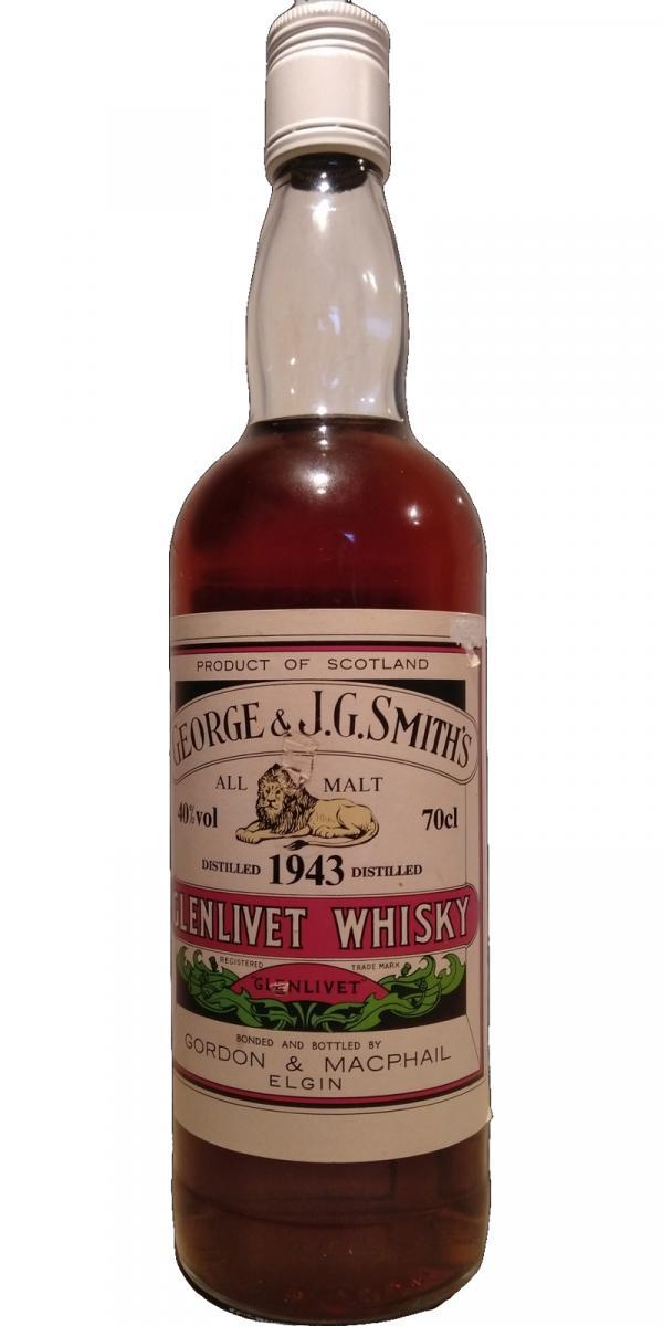 Glenlivet 1943 GM  George & J.G. Smith's