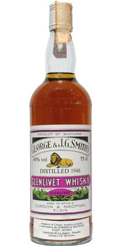Glenlivet 1946 GM  George & J.G. Smith's