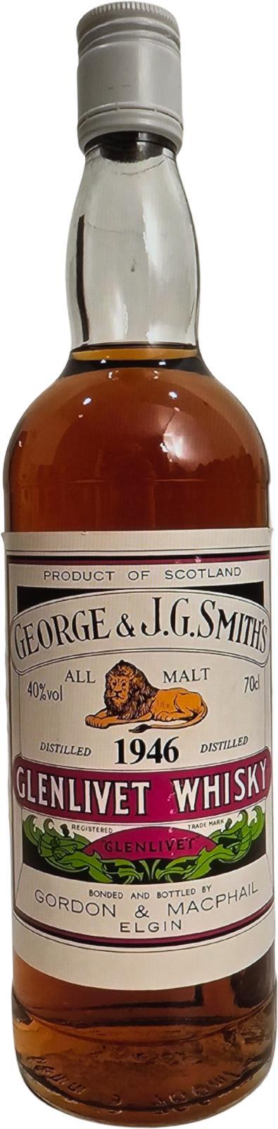 Glenlivet 1946 GM  George & J.G. Smith's