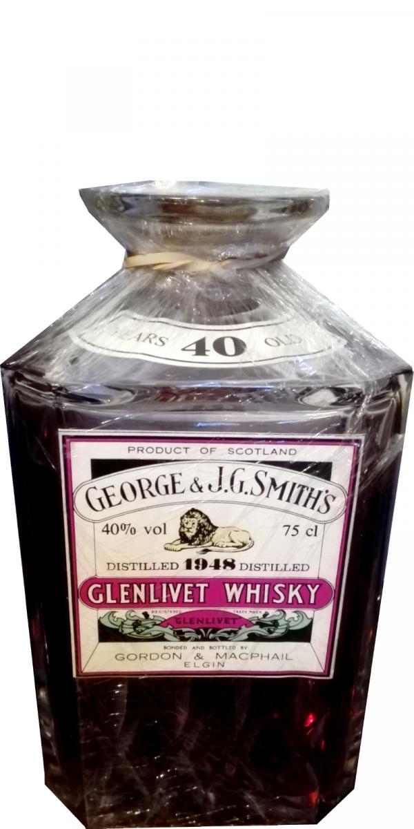 Glenlivet 1948 GM  George & J.G. Smith's