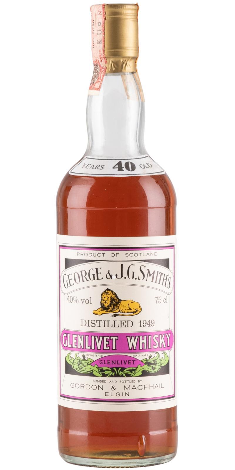 Glenlivet 1949 GM  George & J.G. Smith's