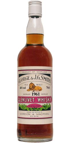 Glenlivet 1961 GM  George & J.G. Smith's