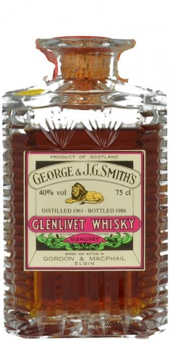 Glenlivet 1961 GM  George & J.G. Smith's