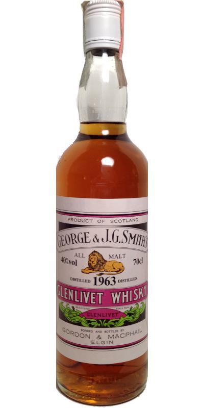 Glenlivet 1963 GM  George & J.G. Smith's