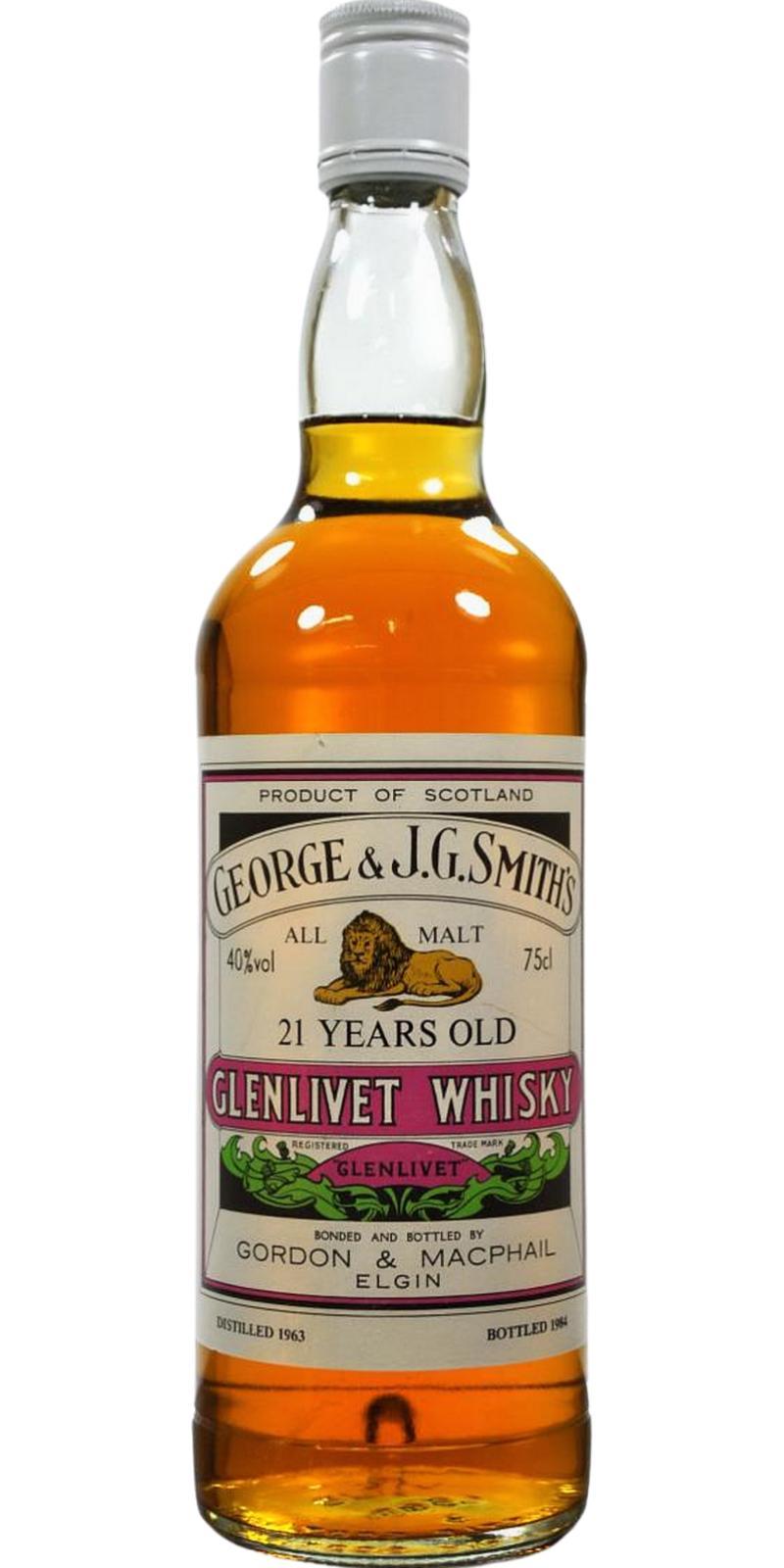Glenlivet 1963 GM  George & J.G. Smith's