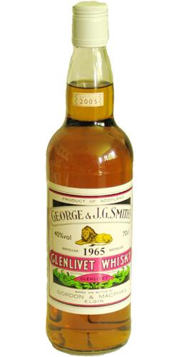 Glenlivet 1965 GM  George & J.G. Smith's