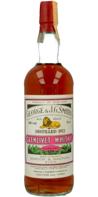 Glenlivet 1972 GM  George & J.G. Smith's - All Malt