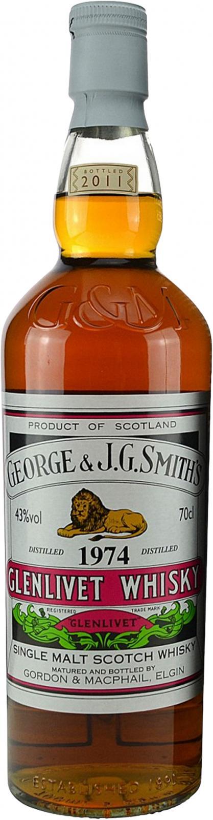 Glenlivet 1974 GM  George & J.G. Smith's