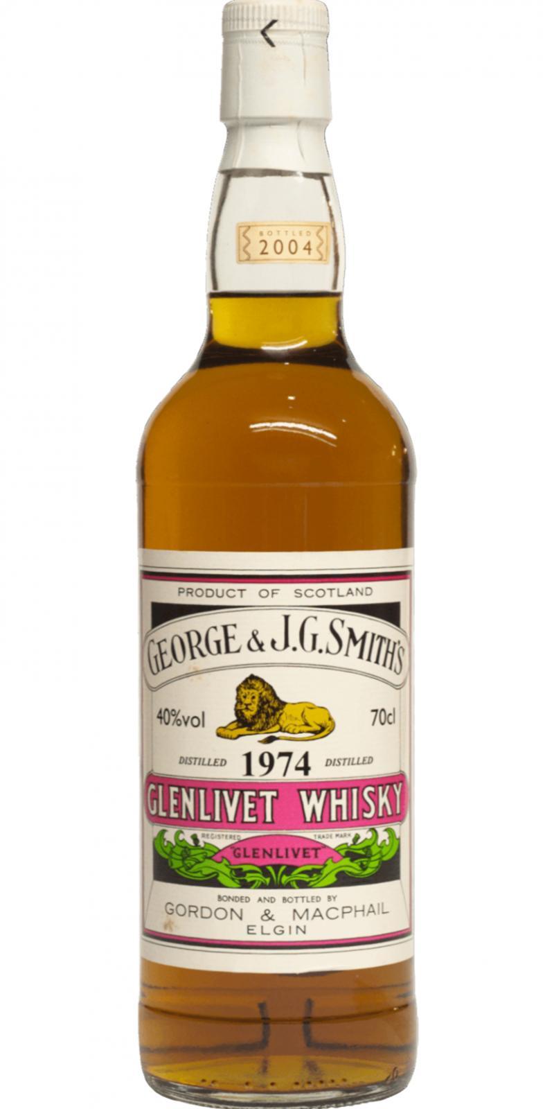 Glenlivet 1974 GM  George & J.G. Smith's