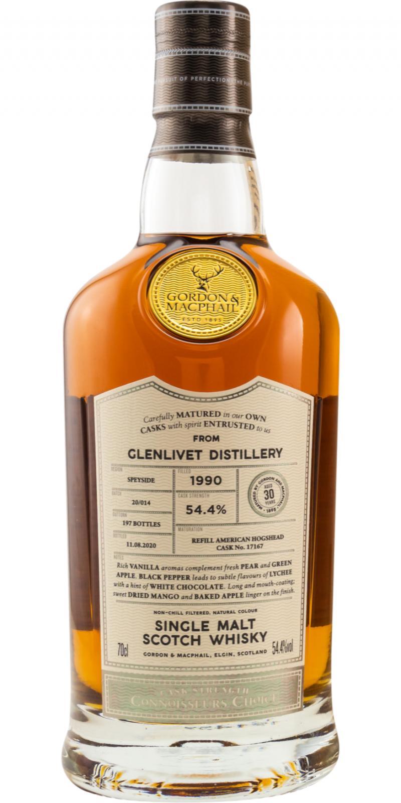 Glenlivet 1990 GM  Connoisseurs Choice - Cask Strength