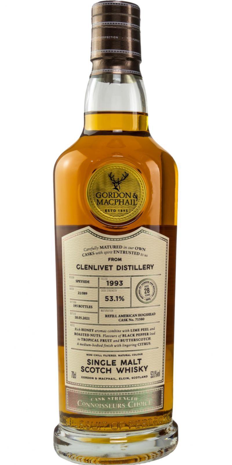 Glenlivet 1993 GM  Connoisseurs Choice - Cask Strength