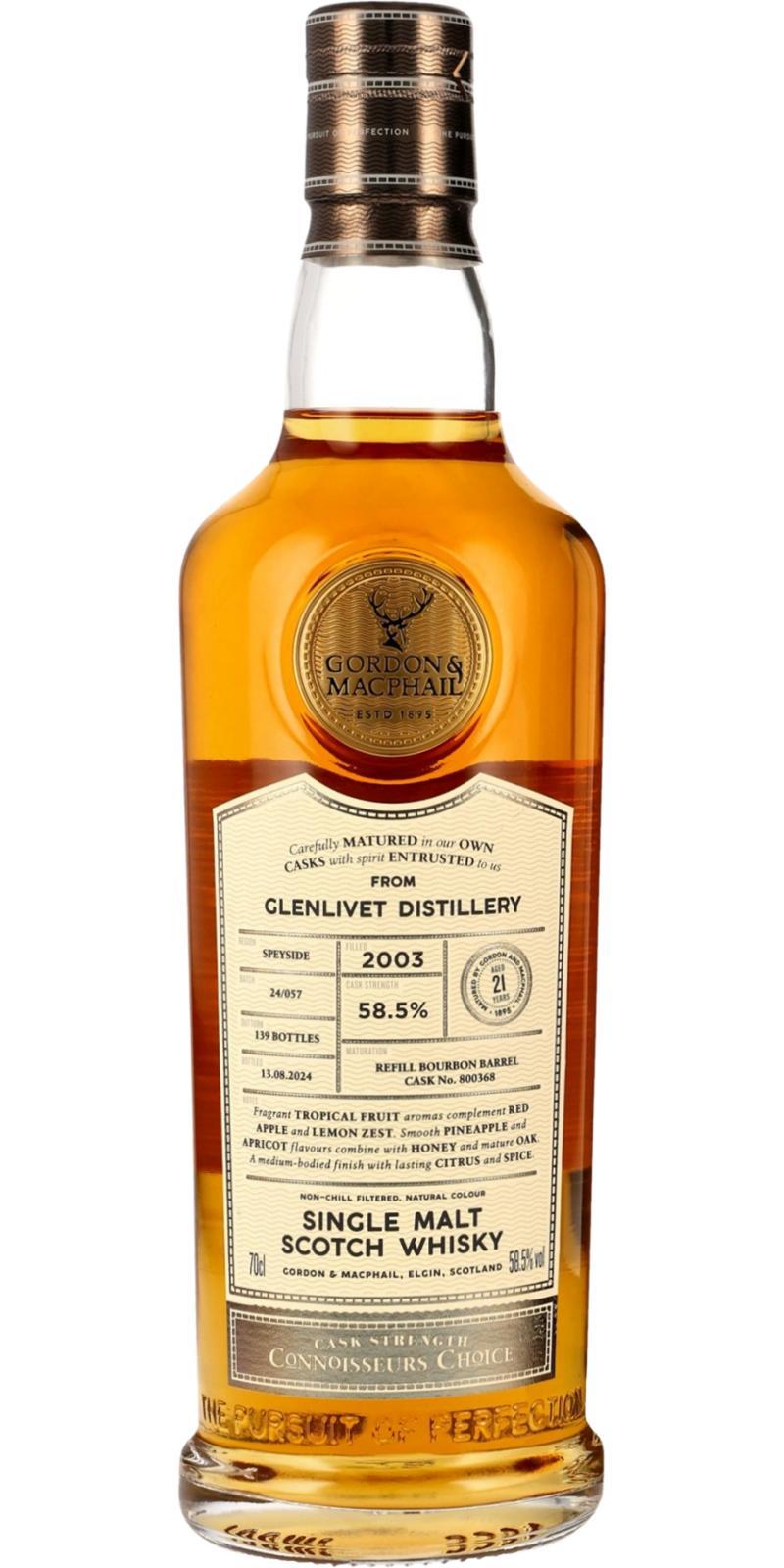 Glenlivet 2003 GM  Connoisseurs Choice - Cask Strength