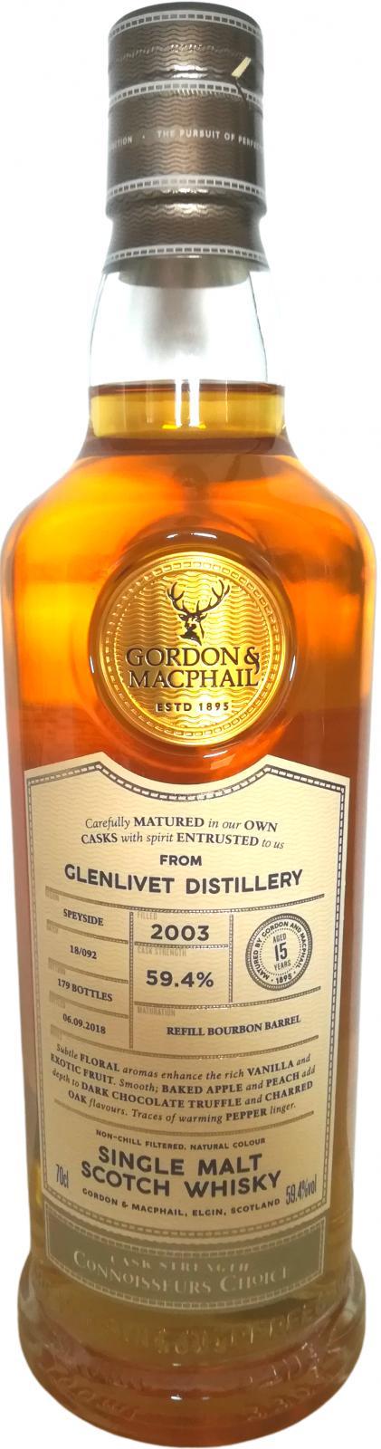 Glenlivet 2003 GM  Connoisseurs Choice - Cask Strength