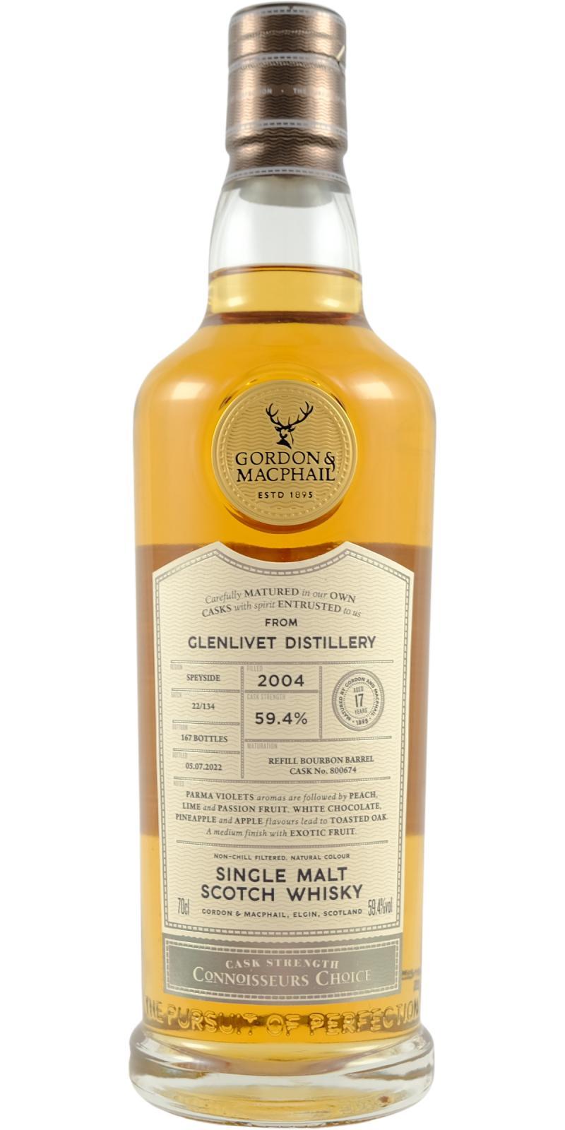 Glenlivet 2004 GM  Connoisseurs Choice - Cask Strength
