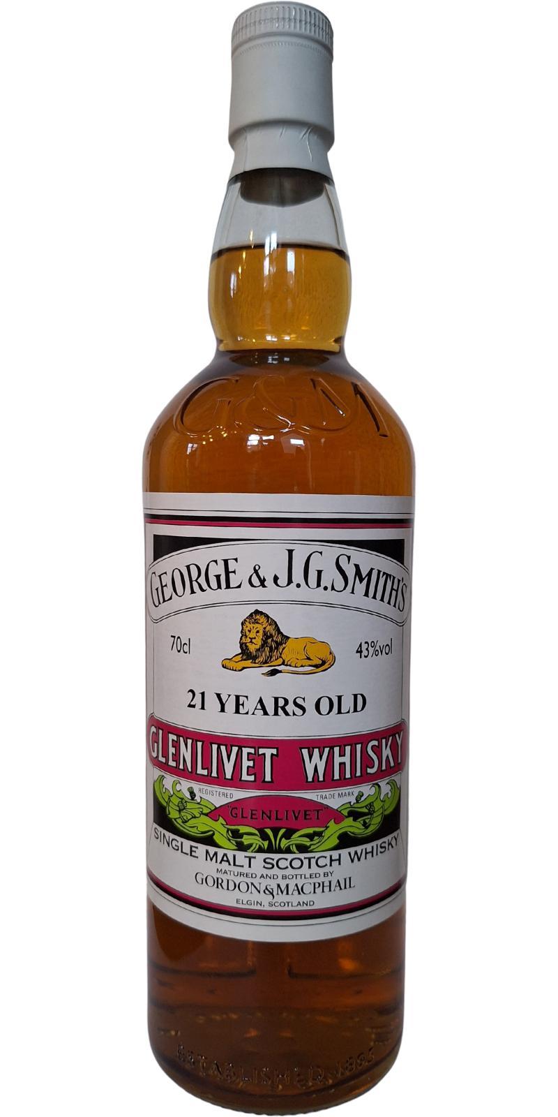 Glenlivet 21-year-old GM  George & J.G. Smith's