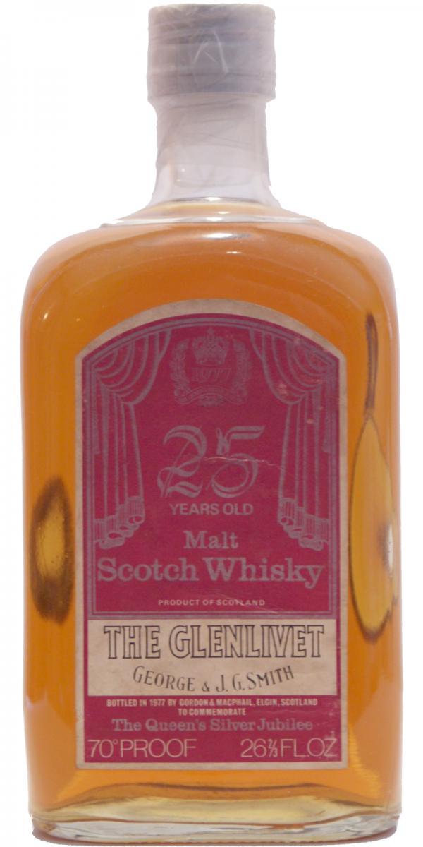 Glenlivet 25-year-old GM  The Queen's Silver Jubilee