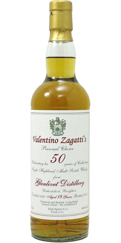 Glenlivet 1990 HSC  Valentino Zagatti's Personal Choice