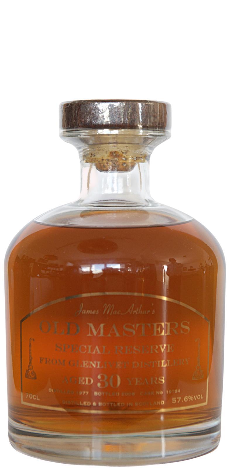 Glenlivet 1977 JM  Old Masters - Cask Strength Selection