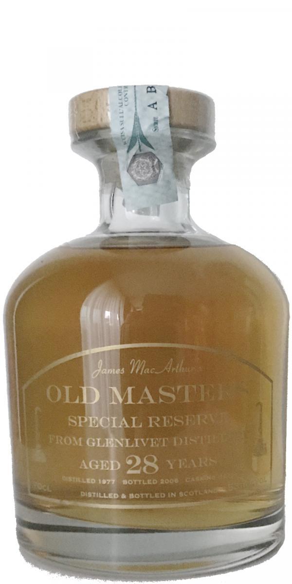 Glenlivet 1977 JM  Old Masters - Special Reserve