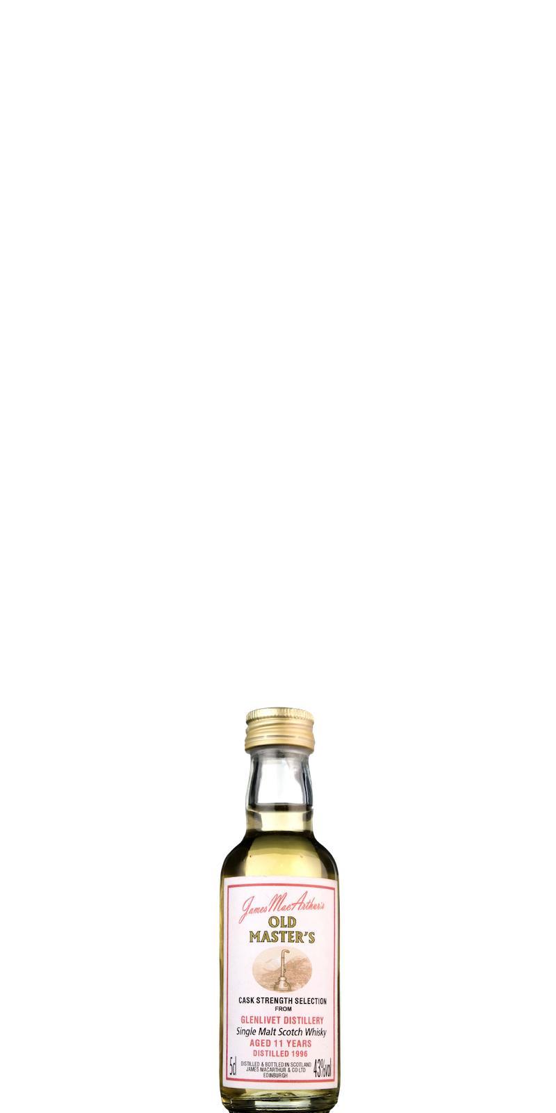 Glenlivet 1996 JM  Old Master's - Cask Strength Selection Miniature