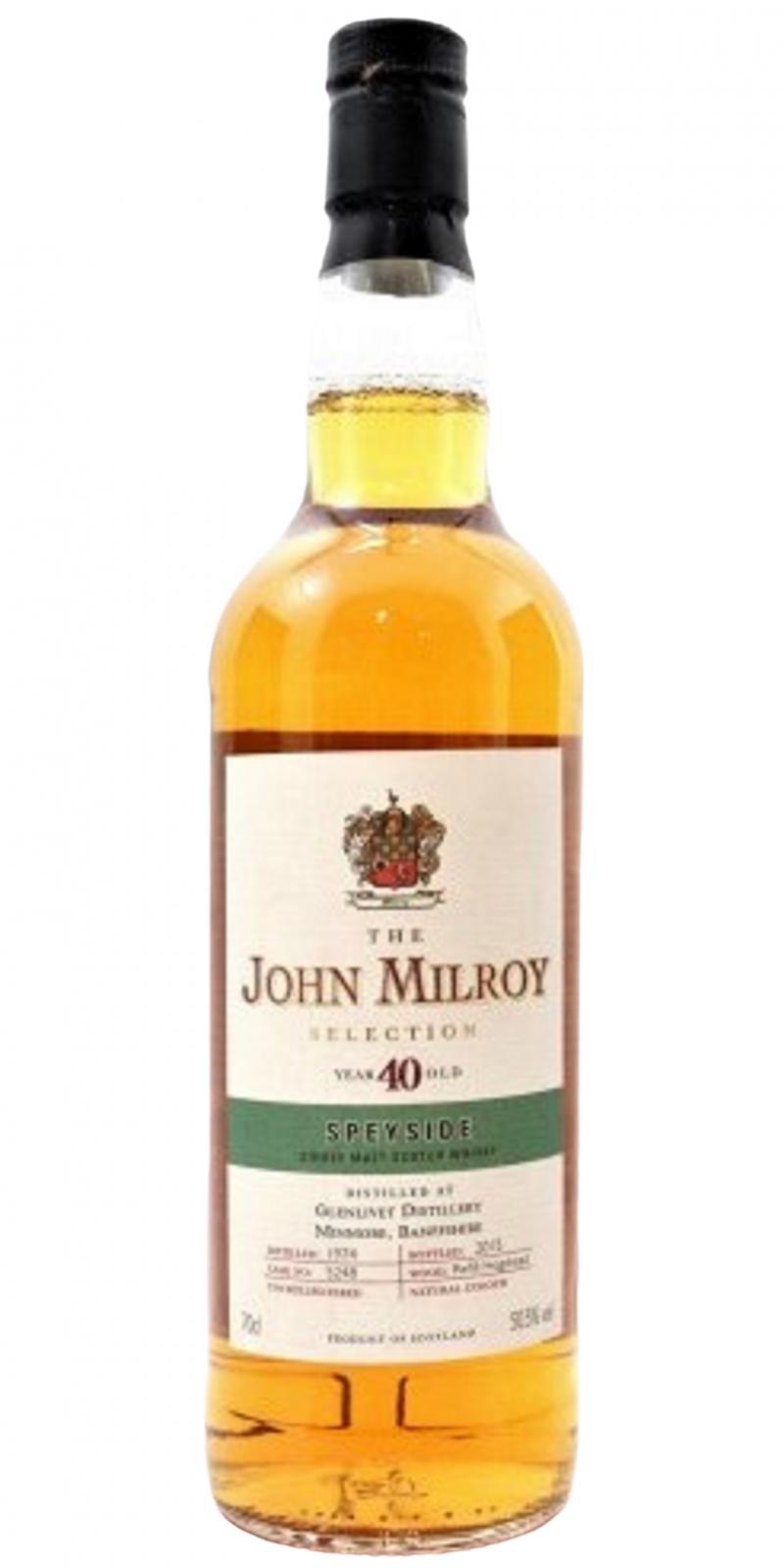 Glenlivet 1974 JY  The John Milroy Selection