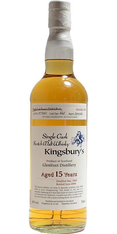 Glenlivet 1993 Kb  Single Cask