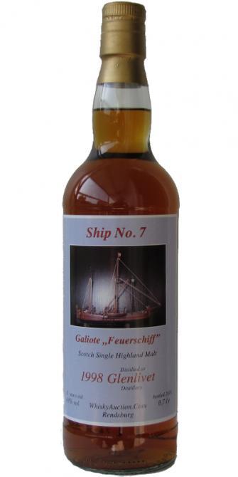 Glenlivet 1998 KW  Ship No. 7 Galiote Feuerschiff
