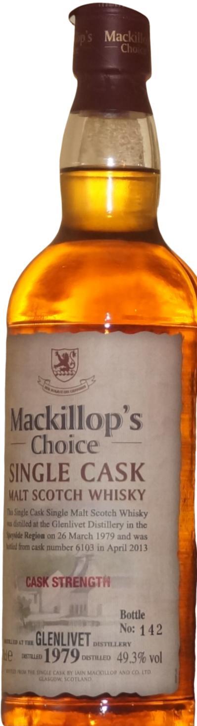 Glenlivet 1979 McC  Single Cask - Cask Strength
