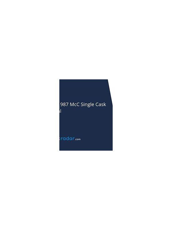Glenlivet 1987 McC  Single Cask