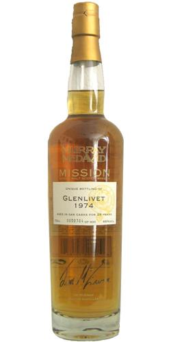 Glenlivet 1974 MM  Mission - Selection Number One