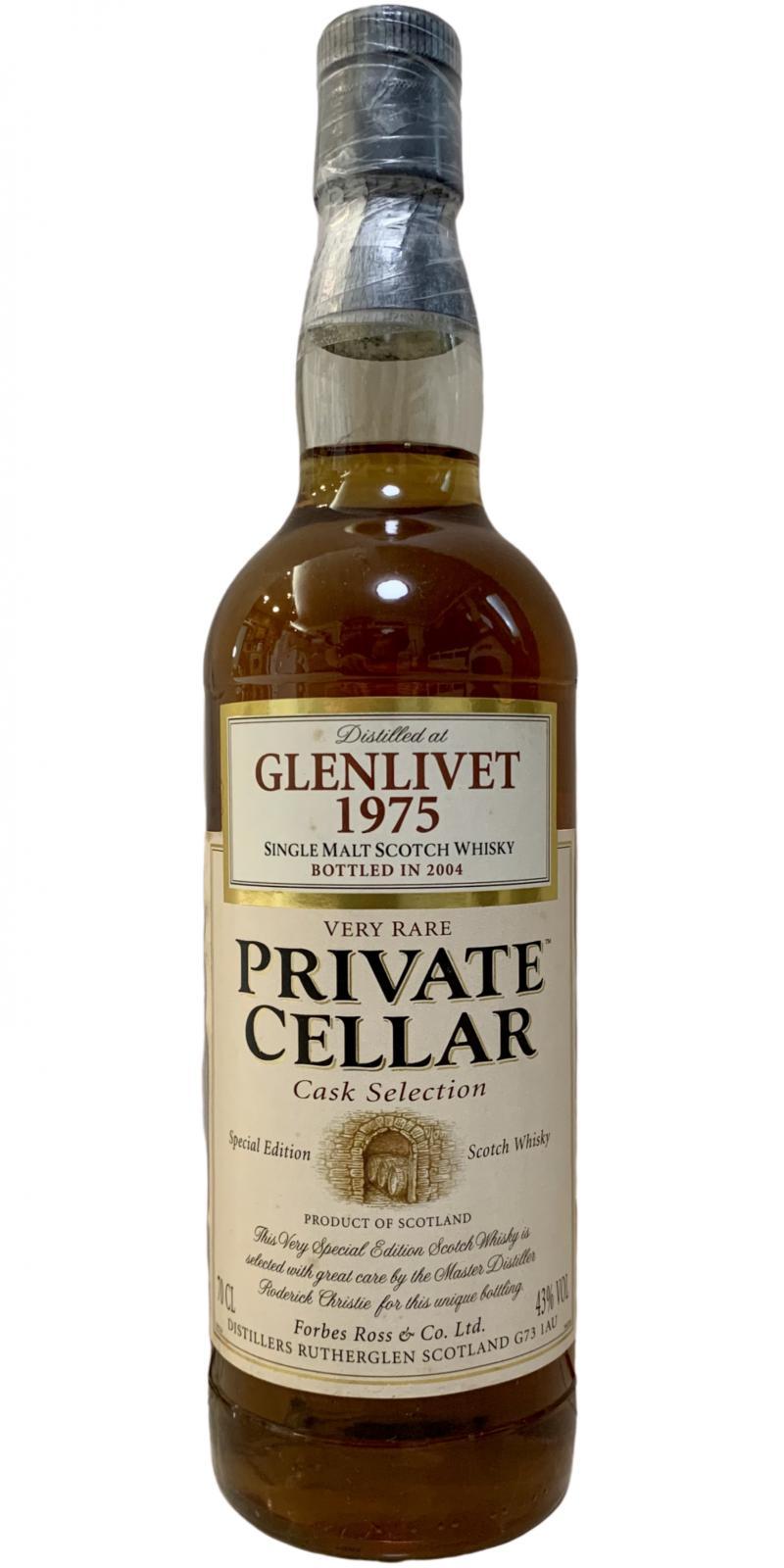 Glenlivet 1975 PC  Cask Selection