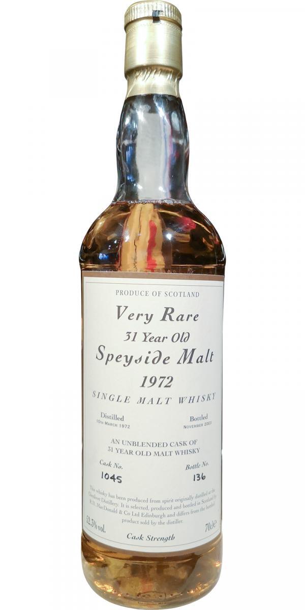 Glenlivet 1972 MacD  Very Rare Speyside Malt