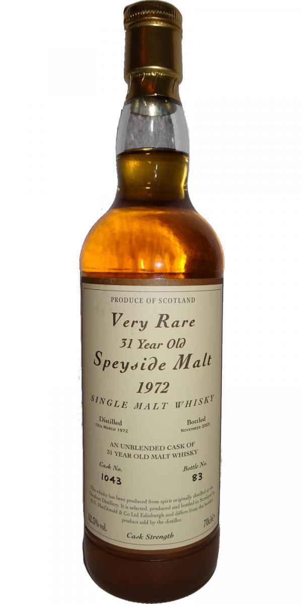 Glenlivet 1972 MacD  Very Rare Speyside Malt