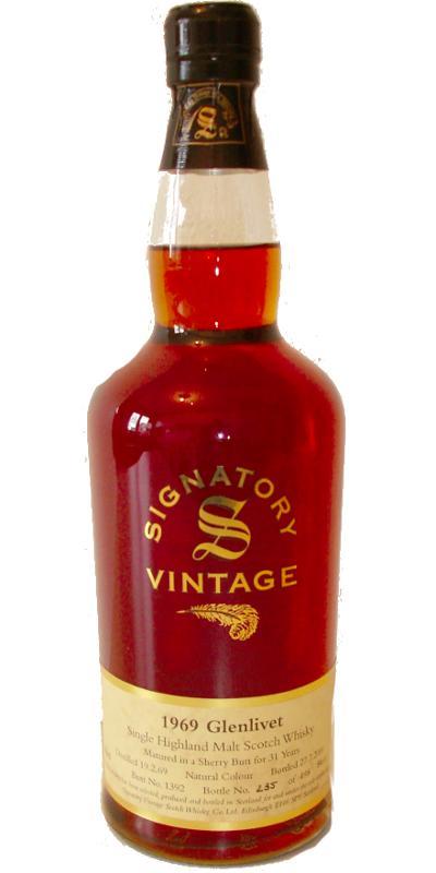 Glenlivet 1969 SV  Vintage Collection - Rare Reserve